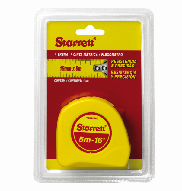 TRENA DE ACO 5M COM TRAVA T34 5 STARRET