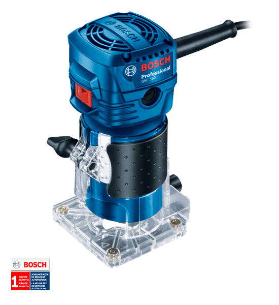 Tupia Elétrica 6.00mm 550W Gkf 550 220V Bosch