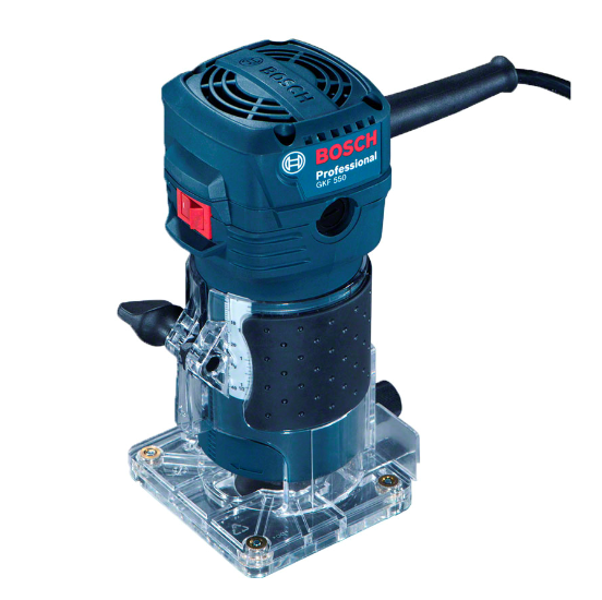 Tupia Elétrica 6.00mm 550W Gkf 550 220V Bosch