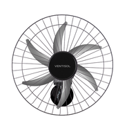 Ventilador Parede Oscilante 50Cm Steel (Gde Aço) 200w 6 pás Bivolt Ventisol