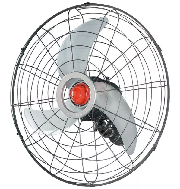 Ventilador Parede Oscilante 70Cm Preto (Gde Aço) Power 230w 3 pás 127/220V Ventisol
