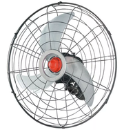 Ventilador Parede Oscilante 70Cm Preto (Gde Aço) Power 230w 3 pás 127/220V Ventisol