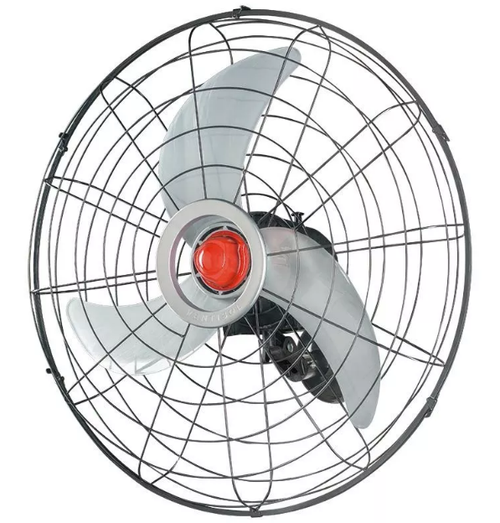 Ventilador Parede Oscilante 70Cm Preto (Gde Aço) Power 230w 3 pás 127/220V Ventisol