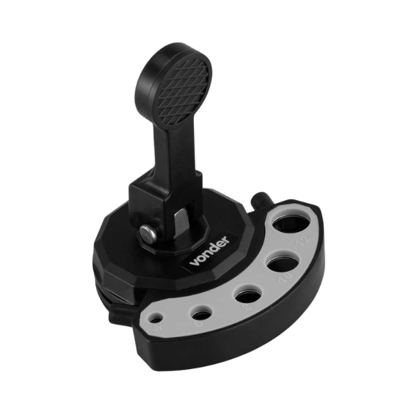 ventosa 55mm para perfuracao com 5 gabaritos vonder