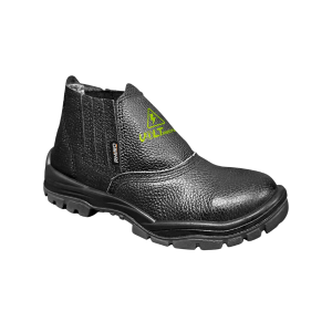 BOTINA SEG ELETRICISTA COURO VAQUETA COM ELAST RHINO