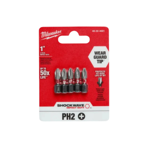 Bit Philips Ph2 X 25Mm com 05 Pecas 48324601 Milwaukee