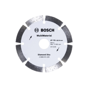 Disco Diamantado Segmentado 110mm X 20mm Bosch