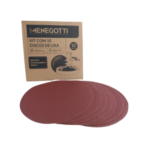 Kit com 10 Lixas Grão 40 para Desempenadeira MDE Menegotti