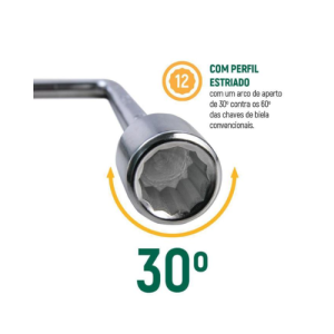 chave biela sextavada 10mm st47513l sata