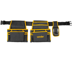 Cinto Para Ferramentas Com Pochete Lona Com 18 Bolsos Ref Cm 012 Vonder