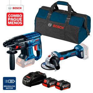 Combo Bosch Pague Menos 12 - GWS 180-LI + GBH 180 LI