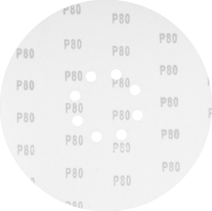 Disco De Lixa 9 80G 8 Furos C/ 10 Un Vonder