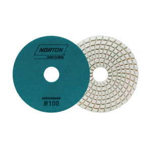 disco diamantado flexivel 4x6100 azul brilho dagua norton 527951