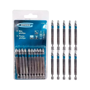 jogo bits phillips ponta dupla 70mm 10pcs 1137855 gross 531895