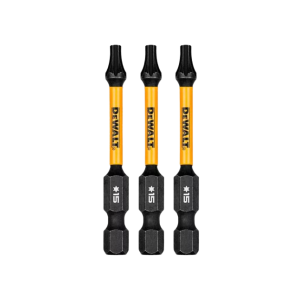 jogo bits torx flextorq t15 21 4 com 3 pcs dwaf2tx15ir3 dewalt 527543