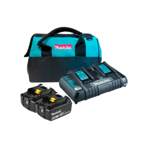 kit de baterias 18v 5,0ah carregador duplo kitdc18rdah220 makita