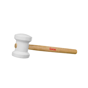 martelo borracha 80mm branco cortag 530153