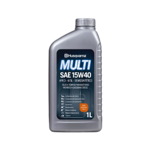 oleo lubrificante motor 4 tempos 1l semissintetico 15w40 husqvarna 531915