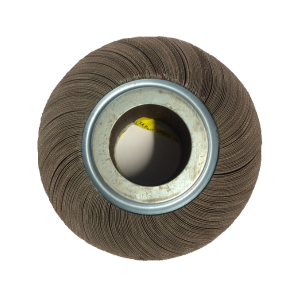 roda de lixa furo 46mm 150x75 g80 marrom 22357
