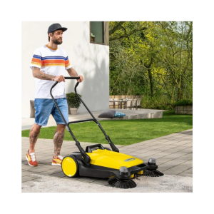 varredeira manual de piso s6 twin 38l com 3 escovas karcher
