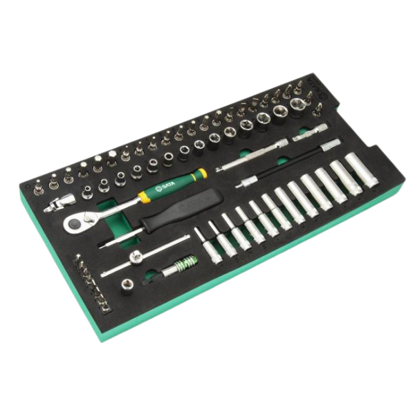 Jogo Soquete Sextavado C/ 66pç 1/4 St09001g Sata