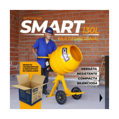 Betoneira para concreto smart desmontada 130L com motor mono 220v CSM