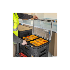 CAIXA ORGANIZADORA TAMPA TRANSP PLAST STACKTECH TBB1O10 TOUGHBUILT