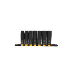 JOGO SOQUETE IMPACTO SEXTAVADO LONGO COM 7PC DWMT74449OSP DEWALT