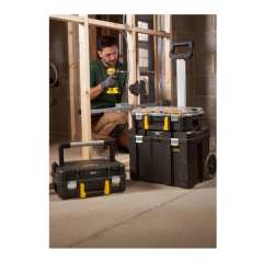 KIT CAIXA DE FERRAMENTAS TORRE TSTAK FMST180103 PROSTACK STANLEY