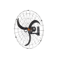 Ventilador Parede Oscil 100cm Preto grade Aço 127 220 Goar