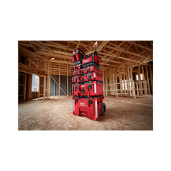 caixa organizadora tampa transp plast packout 48228430 milwaukee 538573 