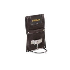 coldre de couro com gancho martelo stanley