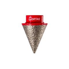 fresa diamantada conica 2x33 m14 cortag