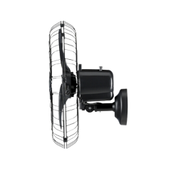 ventilador parede oscilante 60cm preto grade aco 180w 3 pas goar