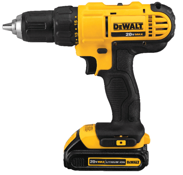 Parafusadeira A Bateria 20V 2Ah Dcd771D2 BR Dewalt