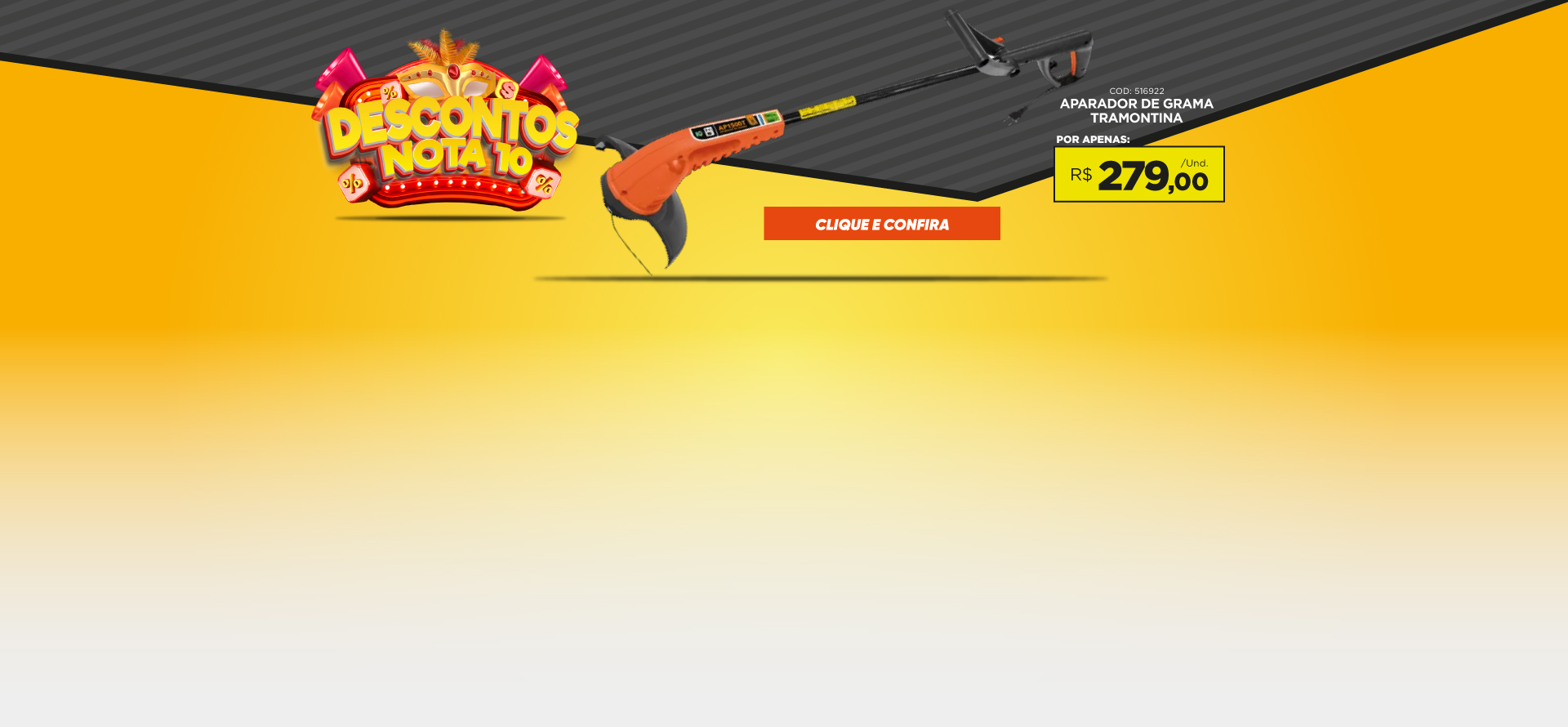 APARADOR DE GRAMA TRAMONTINA