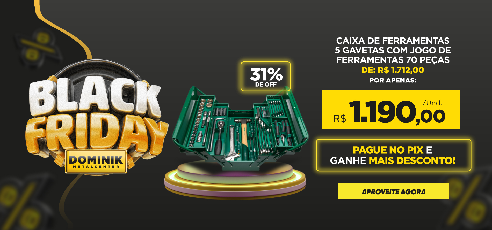 Caixa ferramentas Sata